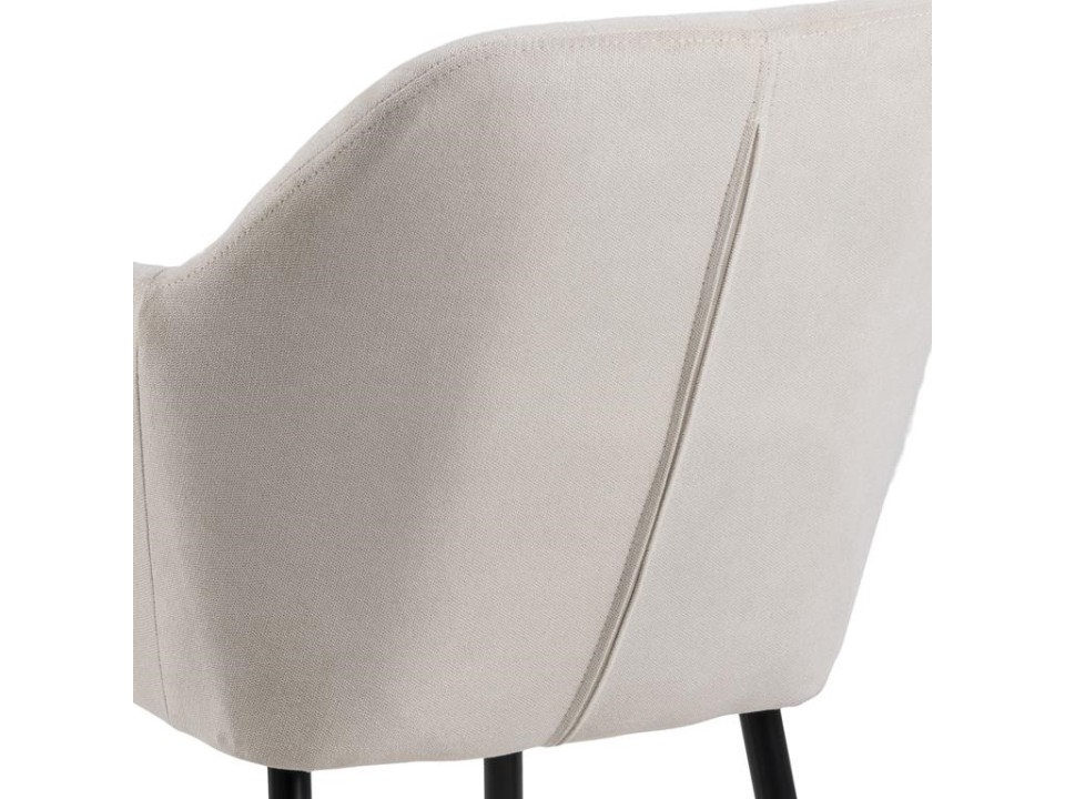 Krzesło Emilia beżowe paski - ACTONA